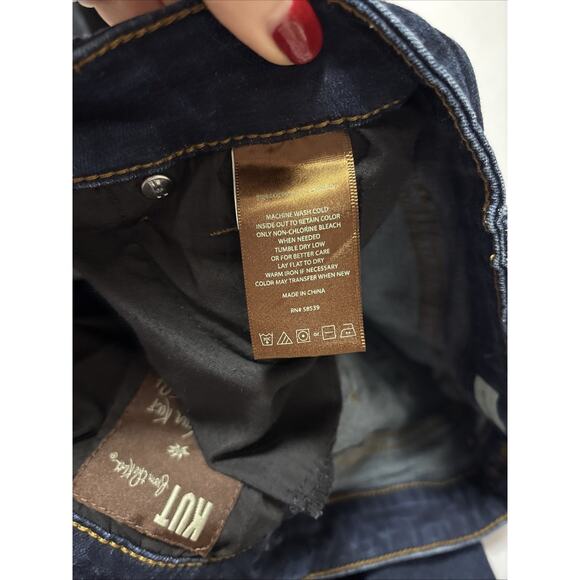 Kut From the Kloth Women's 12 High Rise Ankle Skinny Jeans Sexy Slimming Capsule - Picture 6 of 9